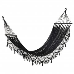 HAMMOCK BLACK CROCHET 